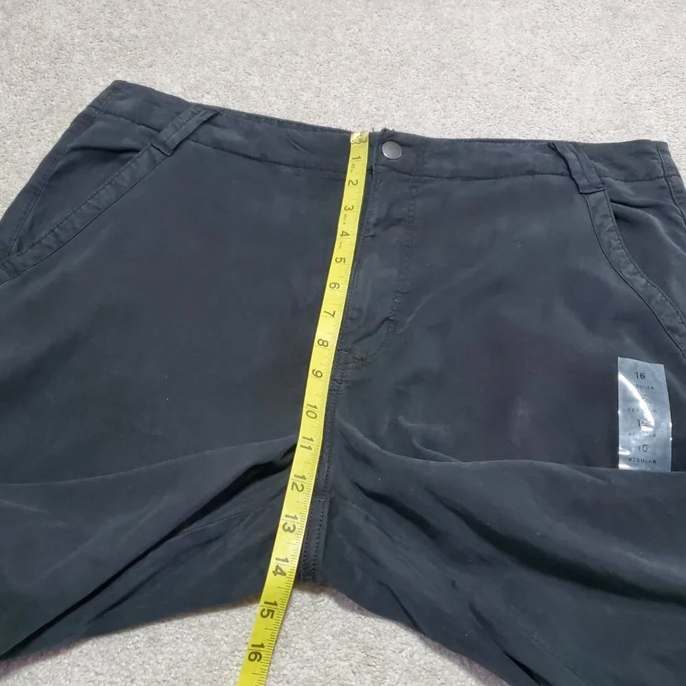 AMERICAN EAGLE NWOT Super High-Rise Baggy Wide Leg Pant Cargo Women's 16 x 31.5" - Picture 14 of 16